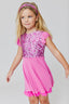 Kids Princess Dress in Star Confetti Foil