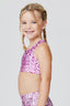 Kids Sports Bra in Star Confetti Foil