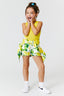 Kids Sweatshort in Lemon Spritz