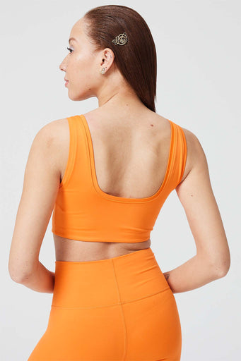 TLC Sports Bra in Tangerine